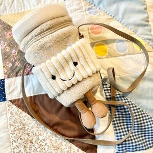 Jellycat Amuseable Coffee-To-Go Bag Purse HTF